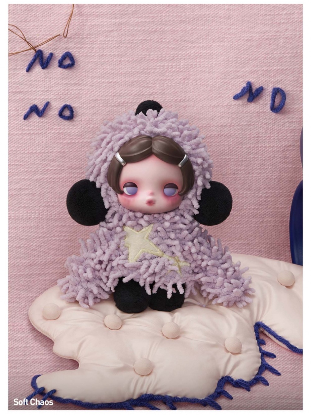 Skullpanda Off Mode Plush Pendant - Soft Chaos